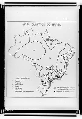 Reprodução do mapa climático do Brasil (Fotografia solicitada por Mário Aragão)