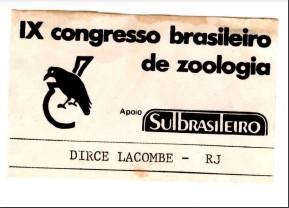 IX Congresso Brasileiro de Zoologia