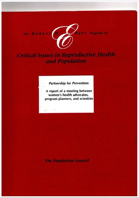 The Robert H. Ebert Program on Critical Issues in Reproductive Health and Population