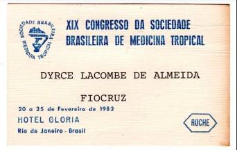 XIX Congresso da Sociedade Brasileira de Medicina Tropical