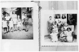 Família Carlos Fischer em São Paulo, 1944, e seus filhos, 21-7-1940