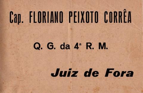 Identificação de Floriano Peixoto Côrrea