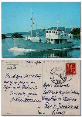 Cartão Postal Enviado de Blomsterdalen