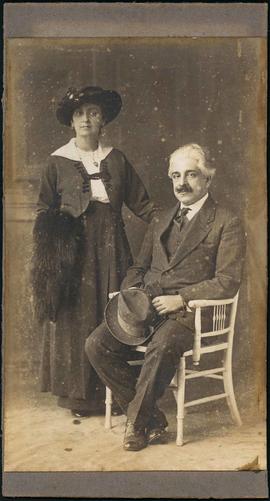 Oswaldo Cruz e sua esposa Emília