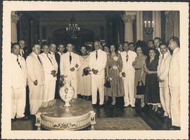 Visita oficial dos congressistas ao governador, durante o IV Congresso Nacional de Tuberculose