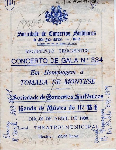 Concerto de gala nº 334 em homenagem à Tomada de Montese