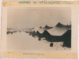 Inverno nas enfermarias do 16th Ev. Hospital em Pistoia